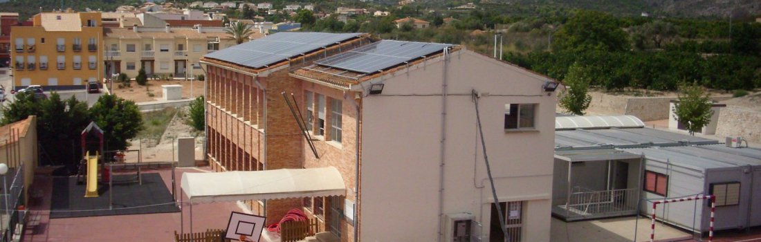Proyecto Instalación Fotovoltaica 20kW sobre techo en Colegio de Beniarbeig (Alicante)